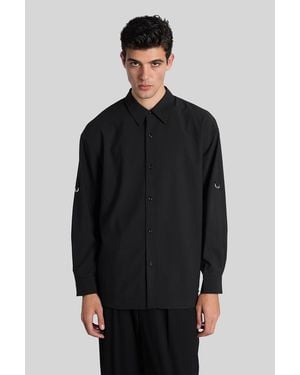 Attachment Shirt In Black Polyester