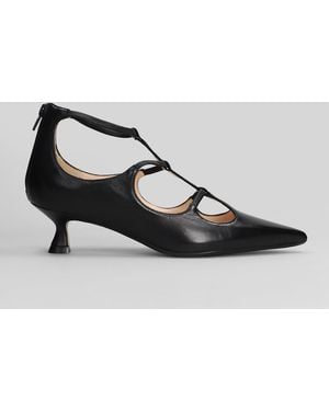 Anna F. Pumps In Black Leather