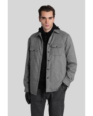 MC2 Saint Barth Chalet Flannel Casual Jacket - Gray