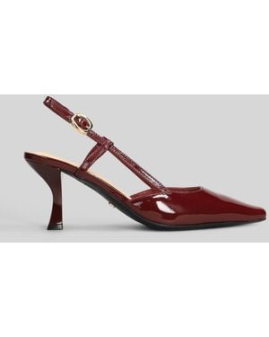 Marc Ellis Pumps In Bordeaux Patent Leather - Pink