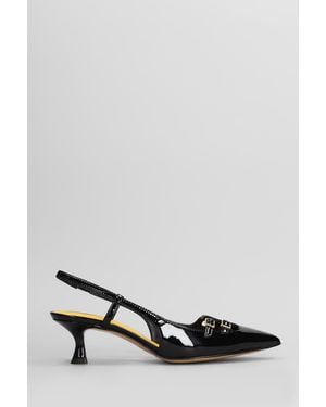 Mara Bini Decollete in Vernice Nera - Nero