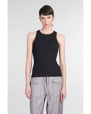 Ganni Canotta in Cotone Nero