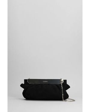 Isabel Marant Pochette Luz in Camoscio Nero - Grigio