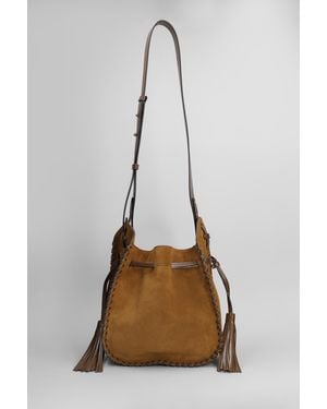 Isabel Marant Borsa a spalla Silao bucket in Camoscio Marrone - Neutro