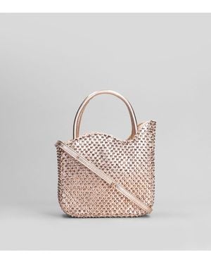 Le Silla Borsa a spalla Gilda Mini in Pelle Rame - Rosa