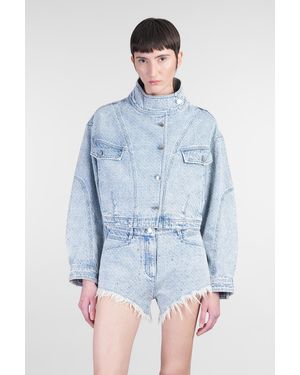 IRO Giacche Denim Depsie in Cotone Blu