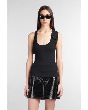 Courreges Topwear in Cotone Nero