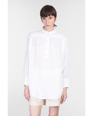 120 Camicia in lino Bianco