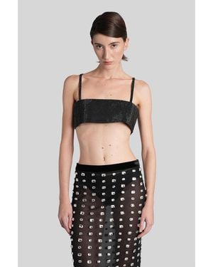Nue Charlotte Top Topwear In Black Silk