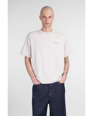 Stussy T-shirt In Beige Cotton - White