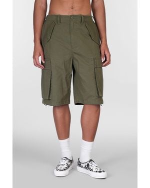 Stussy Shorts In Green Cotton