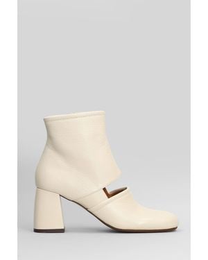 Chie Mihara Sonli High Heels Ankle Boots - Natural