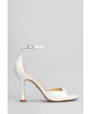 Lola Cruz Sandali Kumala 95 in Pelle Bianca - Multicolore