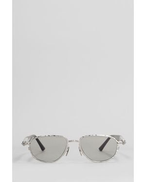 Kuboraum Occhiali J71 in Lega metallica Grigia - Grigio