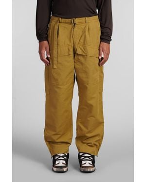 DANILO PAURA Pantalone Buz in Cotone Beige - Giallo