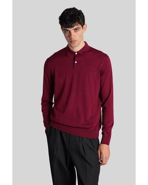 Ballantyne Polo In Red Wool