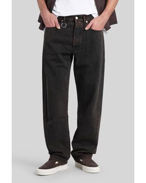 Etudes Studio Jeans In Brown Cotton - Black