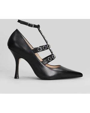 Anna F. Pumps In Black Leather