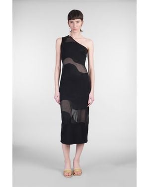 Cult Gaia Abito donna Kalila in Nylon Nero