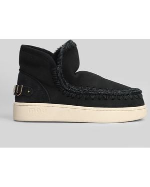 Mou New Eskimo Sneaker Sneakers In Black Suede
