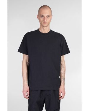 John Elliott T-shirt In Black Cotton