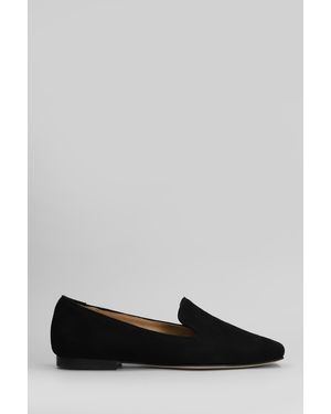 Anna F. Mocassini in Camoscio Nero - Grigio