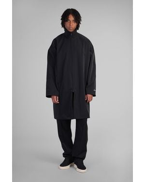 Fear Of God Trench In Black Polyester - Blue