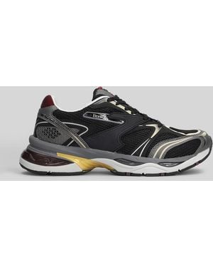 Etonic Kendari Sneakers In Black Leather And Fabric