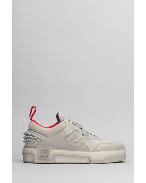 Christian Louboutin Sneakers Astroloubi in pelle e camoscio Grigio