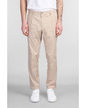 BRIGLIA Isolas Pants In Khaki Cotton - Natural