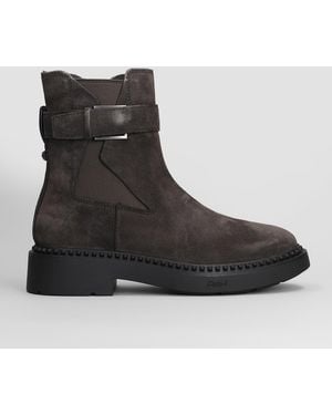 Ash Margot High Heels Ankle Boots - Black