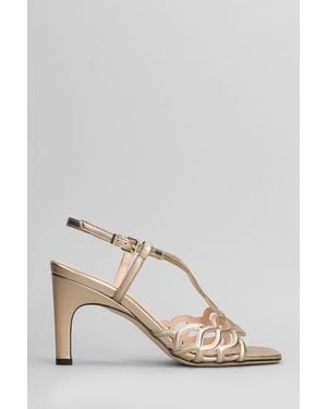 Evaluna Sandals In Copper Leather - Natural