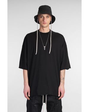 Rick Owens T-Shirt Tommy t in Cotone Nero