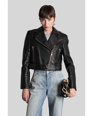 Balmain Biker Jacket - Gray