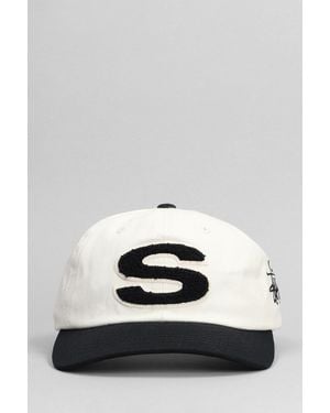 Stussy Cappello in Cotone Beige - Neutro