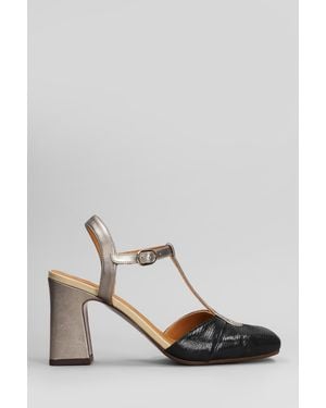 Chie Mihara Decollete Obaga 46 in Pelle Nera - Nero