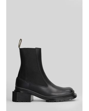 Dr. Martens Maybole Chelsea Combat Boots In Black Leather