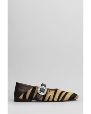 Wales Bonner Ballerina Buckle Ballet Flats - Gray