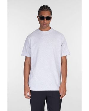 FAMILY FIRST T-Shirt in Cotone Grigio - Bianco