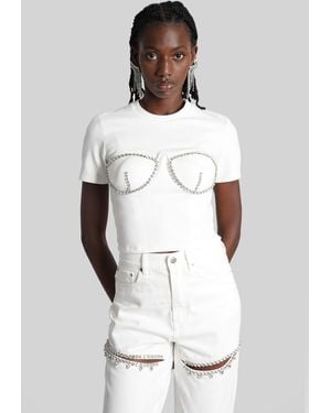 Area T-Shirt in Rayon Bianco