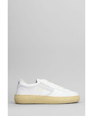 PURAAI Sneakers Stud in Pelle Bianca - Bianco