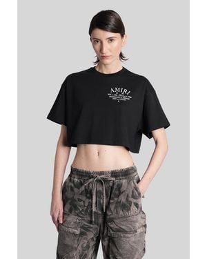Amiri Arts District Cropped T-Shirt - Black