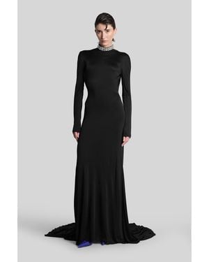 David Koma Long Dress - Black