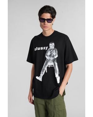 Stussy T-shirt In Black Cotton