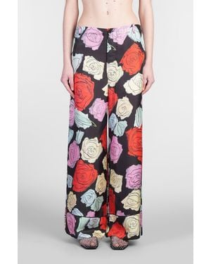 Marni Orion Print Palazzo Pants - Black