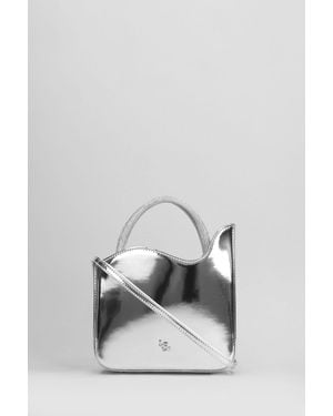 Le Silla Borsa a spalla Ivy Small in Pelle Argento - Grigio