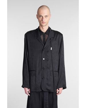 Ann Demeulemeester Nilas Blazer In Black Viscose