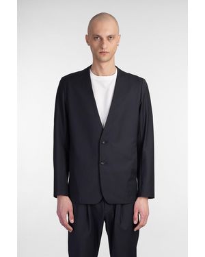 Attachment Blazer In Blue Polyester