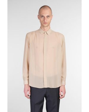 Lardini Camicia in Seta Beige - Neutro