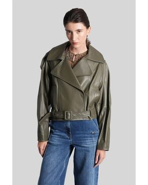 IRO Yuria Biker Jacket - Green